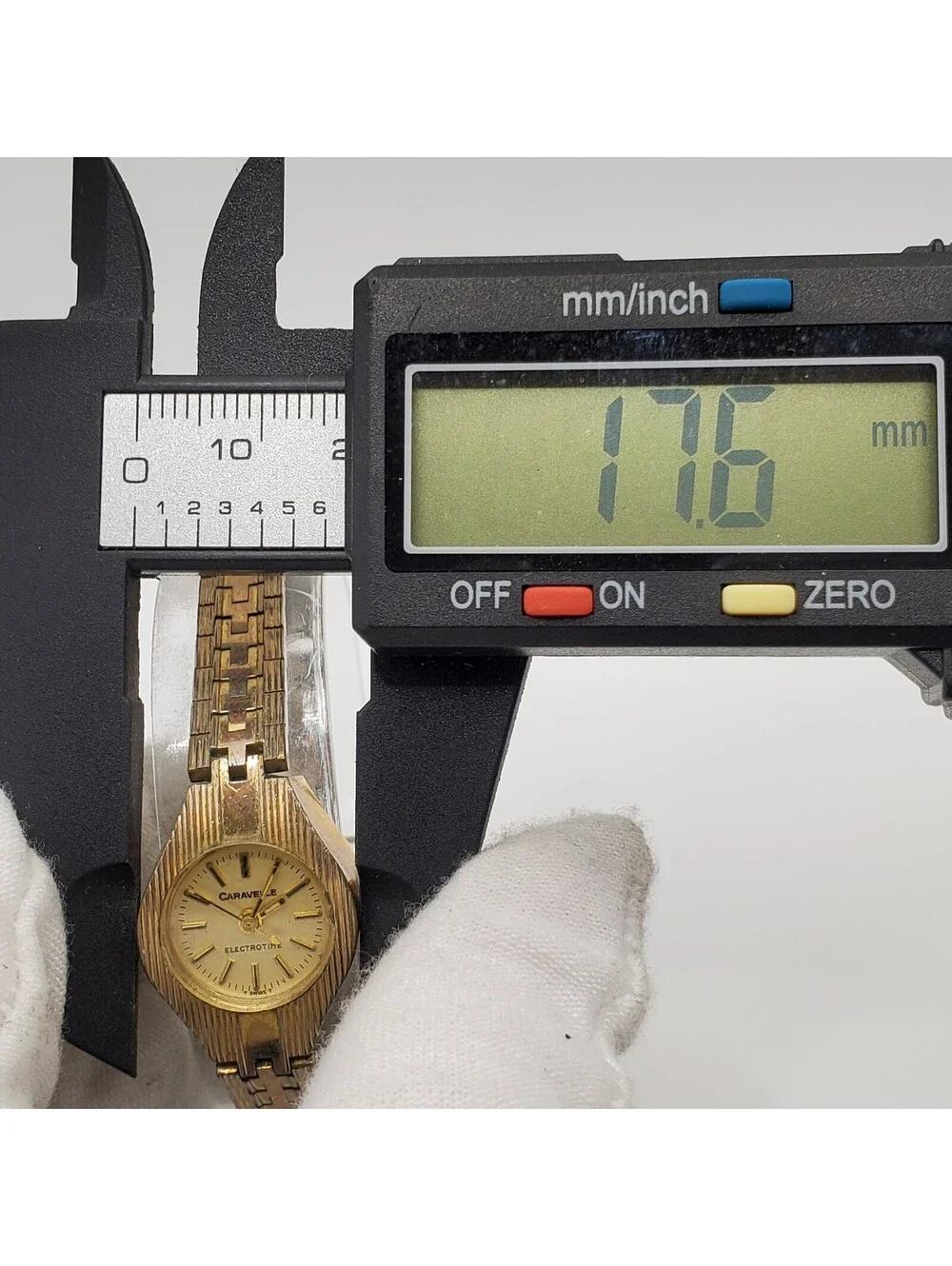 Vintage Caravelle Electrotime Womens Watch 17mm  For Parts Or Repair